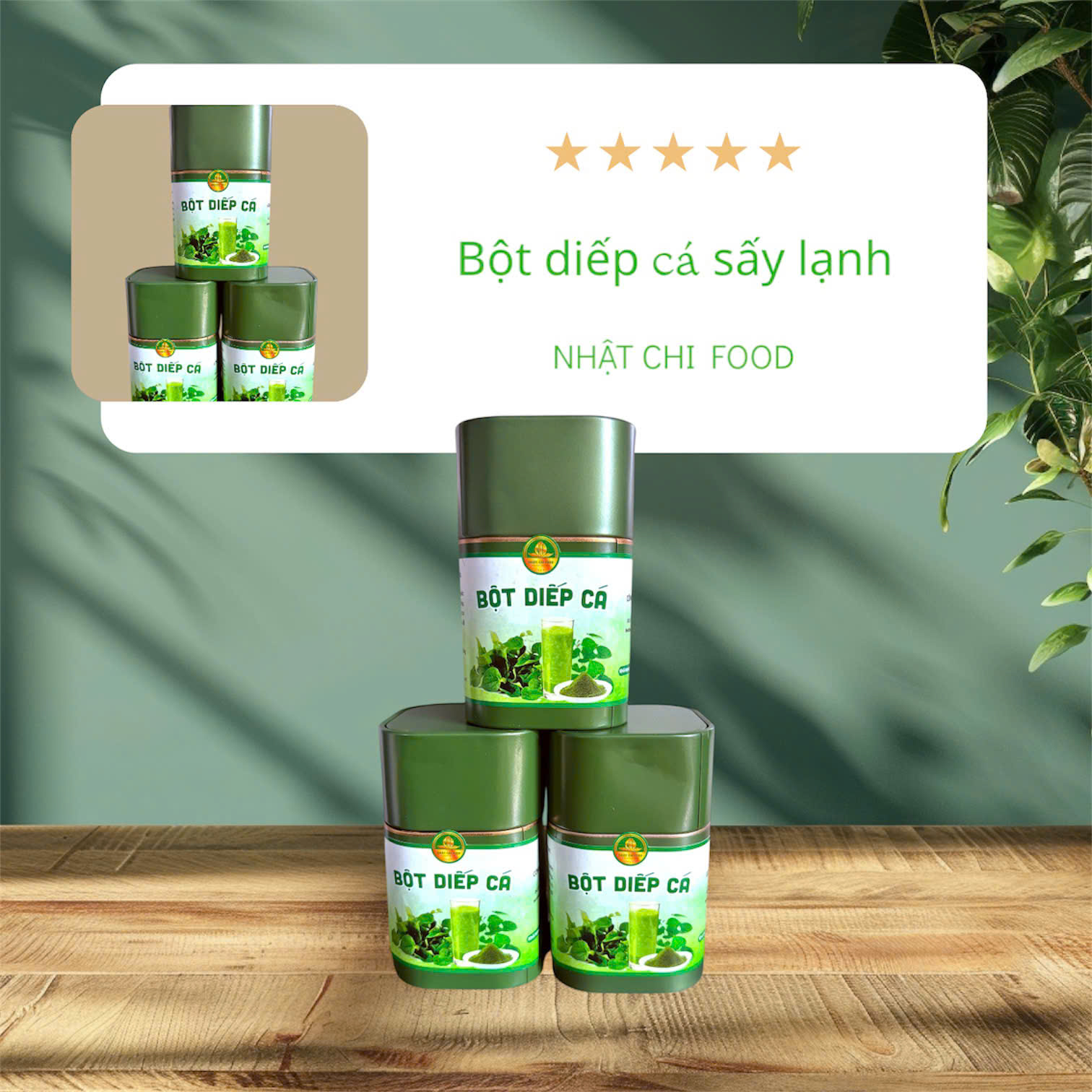 Bột diếp cá sấy lạnh